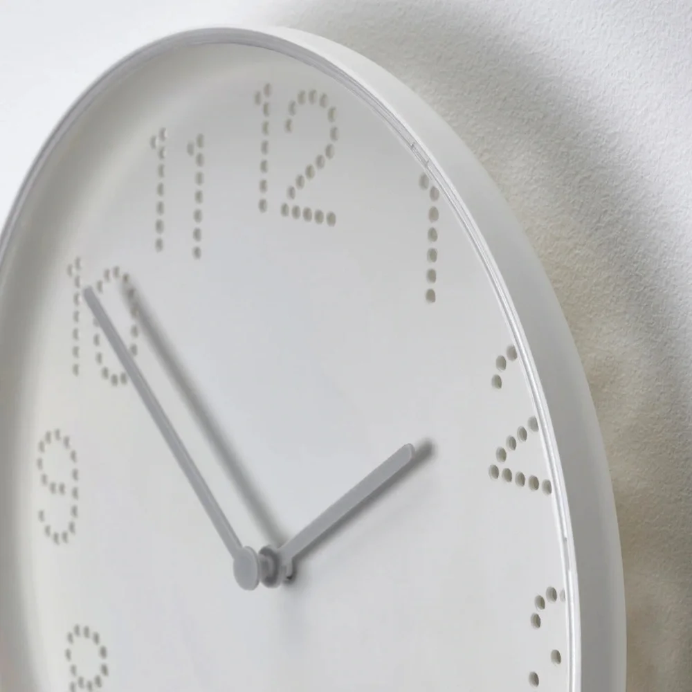 ⏰ Wall Clock ⏰ with Punched Hole Numbers Tromma